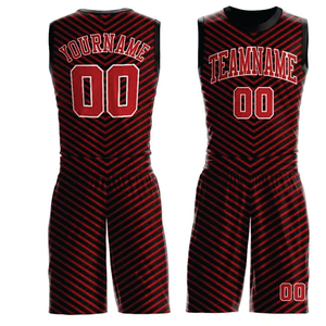 Tenues de basketball personnalisées réversibles et respirantes sans manches pour hommes et femmes, ensembles de maillots imprimés par sublimation pour l'entraînement sportif - Product Image 4