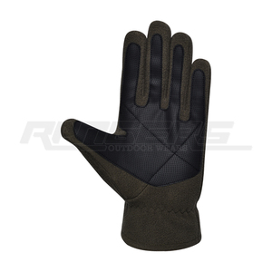 Guantes de Caza de Forro Polar Resistentes, Color Verde Oliva, Resistentes al Viento, Equipo Táctico para Exteriores, para Supervivencia en Clima Frío, Guantes de Invierno - Product Image 3