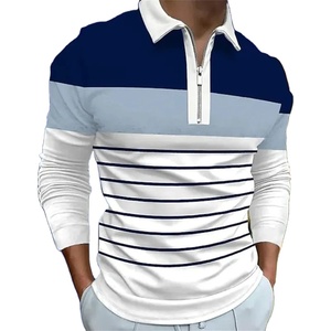 Polo de golf para hombre hecho a medida al por mayor, Polo de algodón puro de alta calidad, nuevo diseño, superventas, Polo en blanco - Product Image 1