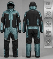 Combinaison de ski unisexe grande taille imperméable, respirante, coupe-vent, à capuche, avec coutures thermosoudées, pour l'hiver