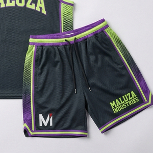 Maillot et short de basket-ball haute performance, respirants, équipement sportif pour entraînement d'équipe, MALUZA INDUSTRIES - Product Image 2