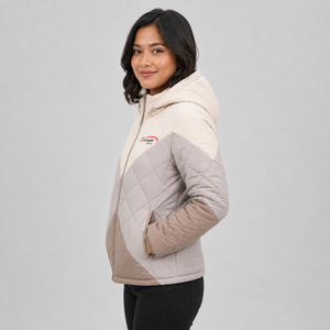 Chaqueta Acolchada para Mujer de Larga Duración, Abrigo de Invierno Cálido y Ligero con Logotipo Personalizado, Cremallera Completa, Capucha, Ropa Exterior Informal al por Mayor - Product Image 4