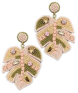 Pendientes florales de margaritas bordadas con cuentas de la mejor calidad Pendientes florales de margaritas en el arco iris con cuentas para mujeres y niñas Etsy - Product Image 4