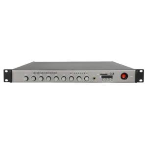 ROVAP RV-240MS 240W 1U 6 <strong>Audio</strong> Inputs 1 <strong>Audio</strong> <strong>Output</strong> with MP3 Player and FM Radio Function Zone Mixer Amplifier - Product Image 5