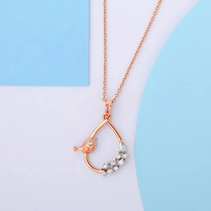Collar con Colgante de Cadena de Diamantes en Forma de Lágrima Asimétrica - Product Image 6