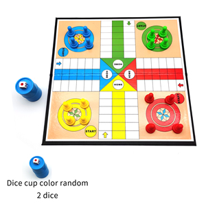 Juego de Ludo de tamaño de viaje, tablero plegable, juego de estrategia clásico, regalo de mesa compacto - Product Image 6
