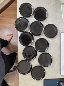 LOS MÁS VENDIDOS: Juego de Posavasos de Lujo de Cuerno de Búfalo al por Mayor, Posavasos Redondos Hechos a Mano con Materiales Naturales para Decoración de Mesas de Restaurantes de Alta Cocina - Product Image 6