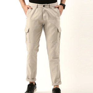 กางเกงคาร์โก้ผู้ชายคุณภาพสูงแบบปรับได้ ผลิตจากโรงงาน ล้างทำความสะอาดแล้ว ดีไซน์ล่าสุด ขายส่ง - Product Image 1