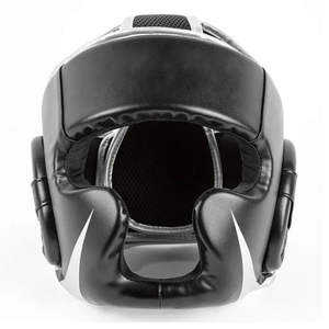 Protector de Cabeza para Entrenamiento de Boxeo, Precio de Fábrica, con Cuero Vacuno, Materiales de PU y EVA, para Sanda y MMA - Product Image 1