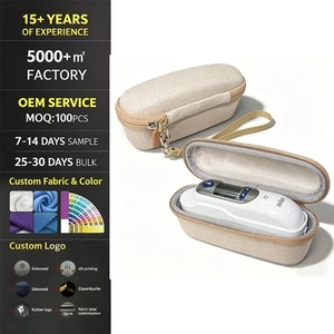 Étui de rangement rigide en EVA personnalisé pour <span class=keywords><strong>thermomètre</strong></span> auriculaire <span class=keywords><strong>Braun</strong></span> IRT6520 IRT6500, sac de voyage antichoc et protecteur - Product Image 1