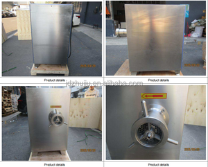 Máquina Comercial de Molienda de <span class=keywords><strong>Carne</strong></span> Congelada de Alto Rendimiento con Cuerpo de Acero Inoxidable 304 para Mataderos y Talleres de Embutidos HJ-JRJ100 - Product Image 6