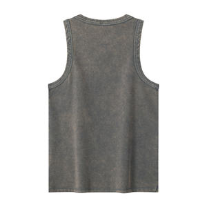 Camiseta sin mangas de algodón personalizada al por mayor para hombre, estilo oversize, con estampado de logotipo, proveedor de marca de etiqueta privada - Product Image 4