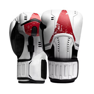 Guantes de boxeo de cuero puro con logotipo personalizado de calidad premium a precio mayorista RTS, guantes profesionales para entrenamiento y sparring AS-BG-4769 - Product Image 1