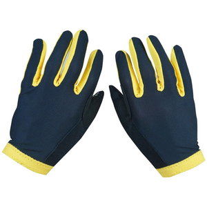 Full Finger Cycling Gloves Black Yellow Non-Slip Polyurethane Coating Unisex Outdoor Racing Gloves - Product Image 2