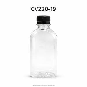 ขวด PET ขนาด 220 มล. สำหรับเครื่องดื่มอัดลม รูปทรงสี่เหลี่ยม รุ่น CV220-19 สำหรับกาแฟและน้ำผลไม้ ผลิตจากพลาสติก PP พร้อมฝาปิดขนาด 30 มม. - Product Image 6