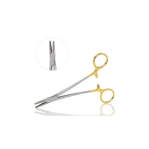 Pinza Portaagujas Quirúrgica TC Heger de Excelente Calidad con Punta de Carburo de Tungsteno, Instrumentos Quirúrgicos Dentales, Aprobado por CE, Pakistán - Product Image 5