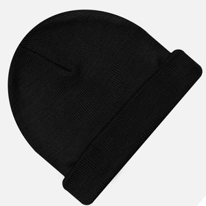 High Quality 100% <b>Wool</b> Knitted <b>Beanies</b> for Men and Women Custom Logo Printing Low MOQ Hot Sale New Common - Product Image 4