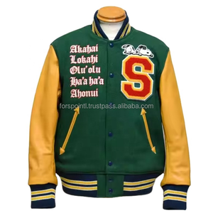 High Quality Custom Design Men's University Varsity <b>Jackets</b> Winter Fashion Men Varsity <b>Jacket</b> at Wholesale Price - Product Image 3