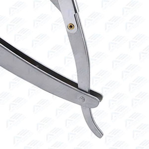 Shaving Razor <b>for</b> Barbers Factory Supply Grooming Tool Unique Design Folding Razor Holder Straight Edge - Product Image 2