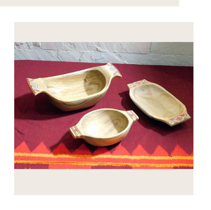 <b>Square</b> Wooden Bowl with handle Party Handcrafted Rustic Modern Farmhouse Home Decorative Fruit <b>Nut</b> Snack Serving use - Product Image 1