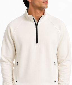 Sudadera Premium para Hombre con Cierre de Cremallera, Manga Larga, Estilo Casual Deportivo, para Otoño, Trabajo, Mezcla de Algodón Suave y Felpa - Product Image 4