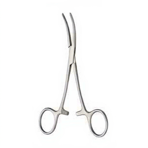 Pinces de dissection courbées en acier inoxydable pour bébé, pinces à ligature hémostatiques 135 mm - Product Image 4