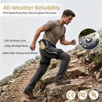 Exosquelette portable Stablego AI rechargeable et étanche avec assistance énergétique pour la randonnée et l'alpinisme en fibre de carbone