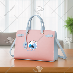 Bolso Tote Jack and Jill Of America Personalizado de Cuero PU Premium, Maletín para Mujer, Bolso de Trabajo, Bolso de Mano para Portátil de Hermandad - Product Image 2