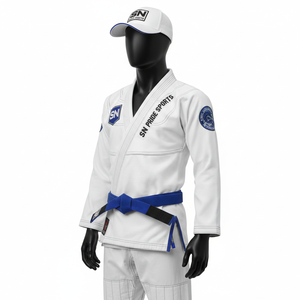 Uniforme de Jiu Jitsu BJJ Personalizado y Disponible para Entrenamiento, Kimono de Artes Marciales para Unisex, Traje de Poliéster/Algodón - Product Image 3