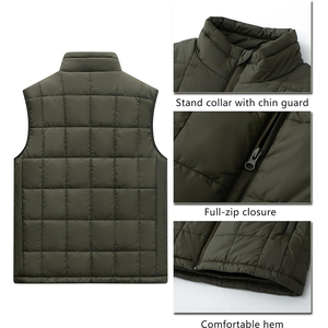 Gilet matelassé d'équitation en promotion – Veste sans manches décontractée pour homme, idéale pour l'hiver et les activités de plein air - Product Image 5