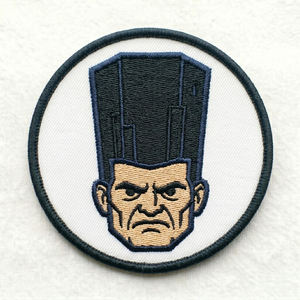 Patch thermocollant « Red Flame Fist » en gros, appliques brodées personnalisées pour motards, pour vêtements, patchs à coudre en vrac, qualité 100 % - Product Image 3