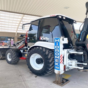 <b>Top</b> Sales Hidromek HMK 62T Wheel Backhoe Loader Diesel Engine Gearbox High <b>Load</b> Moment 2-Year Warranty Motor High Operating - Product Image 1