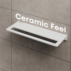 Étagère à serviettes professionnelle pour hôtel avec barre de suspension intégrée, montage mural, en acier inoxydable, pour salles de bain commerciales - Product Image 3