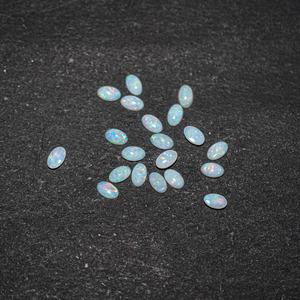 7x9mm naturel australien opale ovale Cabochons pierres semi-précieuses bijoux en gros Premium opale de feu pierres précieuses du fabricant - Product Image 2