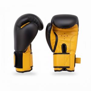 Guantes de Boxeo de Piel Sintética Blanca con Cordones y Logotipo Personalizado, con Absorción de Humedad para Entrenamiento y Sparring - Product Image 1