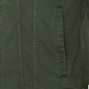 Veste en jean pour homme de couleur personnalisée, respirante, séchage rapide, logo frontal, style décontracté, vente en gros, faible MOQ 2026 - Product Image 5