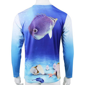 Camisa de Pesca de Manga Larga para Hombre, Protección Solar UPF 50, Diseño Sublimado, 100% Poliéster, Secado Rápido, para Verano - Product Image 6