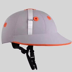 Casque de polo OEM personnalisé, design sûr pour l'équitation, protection de la tête, double visière en métal, casques de polo sportifs de haute qualité, en stock, en solde - Product Image 2