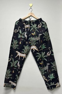 ชุดนอนผ้าฝ้ายลายเสือ: ชุดนอนสไตล์โบฮีเมียน - Product Image 3