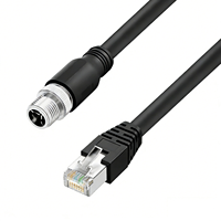 Cable Ethernet Industrial M12 X-Code de 8 Pines a RJ45 10GigE Vision S/FTP