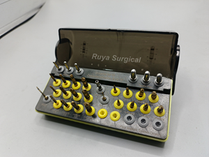 Juego de 29 Piezas de Fresas para Implantes Dentales Quirúrgicos, Osseodensificación, Pernos Paralelos, Levantamiento de Seno Maxilar, Injerto Óseo Manual - Product Image 3