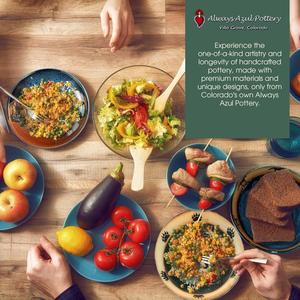 ชามเซรามิกดีไซน์ทันสมัย เคลือบโคบอลต์สีเข้ม โค้งมน ทนทานต่อการแตกหัก ปลอดภัยสำหรับอาหาร เหมาะสำหรับใช้ในครัวและรับประทานอาหารทุกวัน - Product Image 2