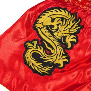 Pantalones Cortos de Muay Thai para Hombre, Estampado Satin Warrior, Cintura Elástica, para Entrenamiento en Gimnasio, Kickboxing, Ligeros, Coloridos - Product Image 3