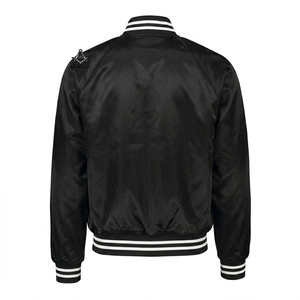 HMR Custom Sorority Alpha for Gamma Greek Embroidery Women's <b>Quilted</b> Stand Collar Satin Varsity Jacket - Product Image 3