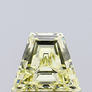 Diamante Amarillo Fantasía de 2 Quilates, Corte Excelente, Forma Trapezoidal, Cultivado en Laboratorio, Claridad VS, Diamante Suelto con Certificado IGI para Joyería - Product Image 1