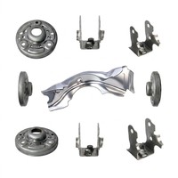 Plaque de support robuste pour machines minières ISO9001, grandes pièces d'emboutissage, presse 800T, acier NM400, fournisseur OEM