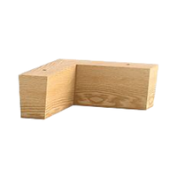 Supports d'angle robustes en bois massif de qualité supérieure pour la réparation de meubles de style moderne, de ferme, d'hôtel et de canapés d'extérieur