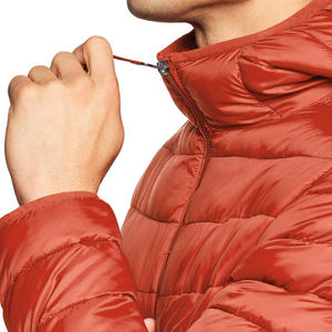 Men's Hooded Puffer Jacket <b>Lightweight</b> Quilted Winter Jacket Full Zip Warm Casual Outdoor Padded <b>Coat</b> Fashion Insulated - Product Image 4