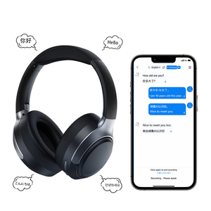 Auriculares instantáneos de traductor Ai de Voz bidireccional, dispositivos de traductor de 144 <span class=keywords><strong>idiomas</strong></span>, auriculares de traductor de <span class=keywords><strong>idiomas</strong></span> inteligentes para viajes - Product Image 1