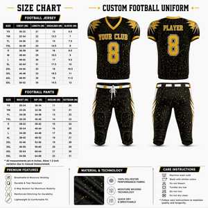 Uniforme de Fútbol Americano en Oferta, Nuevo Estilo Único, 100% Poliéster, Precio al por Mayor, Último Diseño - Product Image 4